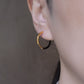 이클립스 | 피어싱 귀걸이 | K18YG, 블랙 로듐 PL. | Φ2.0mm x 20mm